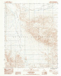 Wingate Pass California Historical topographic map, 1:24000 scale, 7.5 X 7.5 Minute, Year 1984