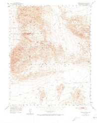 Wingate Pass California Historical topographic map, 1:62500 scale, 15 X 15 Minute, Year 1950