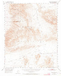Wingate Pass California Historical topographic map, 1:62500 scale, 15 X 15 Minute, Year 1950