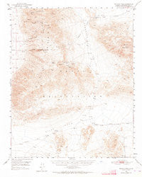 Wingate Pass California Historical topographic map, 1:62500 scale, 15 X 15 Minute, Year 1950