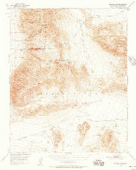 Wingate Pass California Historical topographic map, 1:62500 scale, 15 X 15 Minute, Year 1950