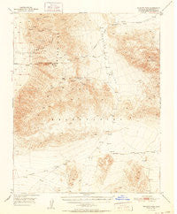 Wingate Pass California Historical topographic map, 1:62500 scale, 15 X 15 Minute, Year 1951