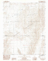 Wingate Wash East California Historical topographic map, 1:24000 scale, 7.5 X 7.5 Minute, Year 1985