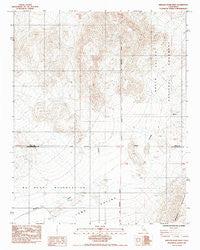 Wingate Wash West California Historical topographic map, 1:24000 scale, 7.5 X 7.5 Minute, Year 1985
