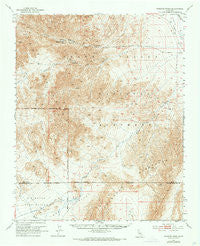 Wingate Wash California Historical topographic map, 1:62500 scale, 15 X 15 Minute, Year 1950