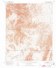 Wingate Wash California Historical topographic map, 1:62500 scale, 15 X 15 Minute, Year 1950