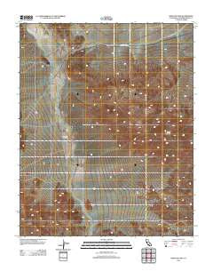 Wingate Pass California Historical topographic map, 1:24000 scale, 7.5 X 7.5 Minute, Year 2012