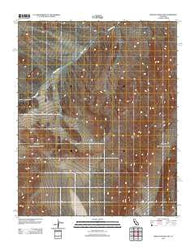 Wingate Wash East California Historical topographic map, 1:24000 scale, 7.5 X 7.5 Minute, Year 2012