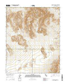 Wingate Wash West California Current topographic map, 1:24000 scale, 7.5 X 7.5 Minute, Year 2015