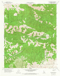 Winters Ridge California Historical topographic map, 1:24000 scale, 7.5 X 7.5 Minute, Year 1966