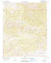 Winters Ridge California Historical topographic map, 1:24000 scale, 7.5 X 7.5 Minute, Year 1966