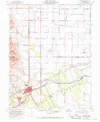 Winters California Historical topographic map, 1:24000 scale, 7.5 X 7.5 Minute, Year 1953