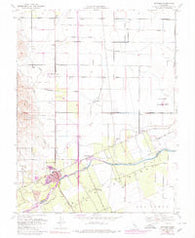 Winters California Historical topographic map, 1:24000 scale, 7.5 X 7.5 Minute, Year 1953