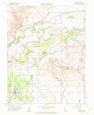 Winton California Historical topographic map, 1:24000 scale, 7.5 X 7.5 Minute, Year 1961