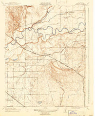 Winton California Historical topographic map, 1:31680 scale, 7.5 X 7.5 Minute, Year 1917