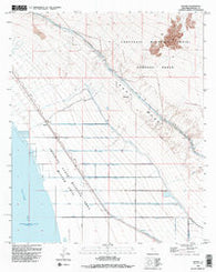 Wister California Historical topographic map, 1:24000 scale, 7.5 X 7.5 Minute, Year 1992