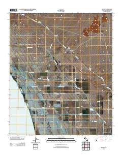 Wister California Historical topographic map, 1:24000 scale, 7.5 X 7.5 Minute, Year 2012