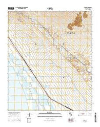 Wister California Current topographic map, 1:24000 scale, 7.5 X 7.5 Minute, Year 2015