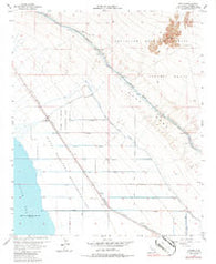 Wister California Historical topographic map, 1:24000 scale, 7.5 X 7.5 Minute, Year 1956