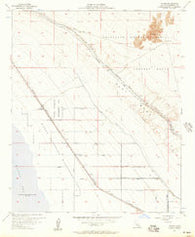 Wister California Historical topographic map, 1:24000 scale, 7.5 X 7.5 Minute, Year 1956