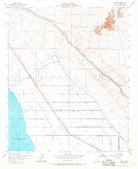 Wister California Historical topographic map, 1:24000 scale, 7.5 X 7.5 Minute, Year 1956