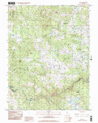 Wolf California Historical topographic map, 1:24000 scale, 7.5 X 7.5 Minute, Year 1998