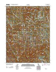 Wolf California Historical topographic map, 1:24000 scale, 7.5 X 7.5 Minute, Year 2012