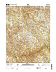 Wolf California Current topographic map, 1:24000 scale, 7.5 X 7.5 Minute, Year 2015