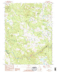 Wolf California Historical topographic map, 1:24000 scale, 7.5 X 7.5 Minute, Year 1995