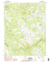Wolf California Historical topographic map, 1:24000 scale, 7.5 X 7.5 Minute, Year 1995