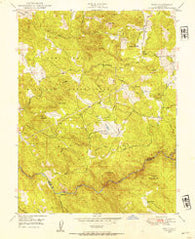Wolf California Historical topographic map, 1:24000 scale, 7.5 X 7.5 Minute, Year 1949