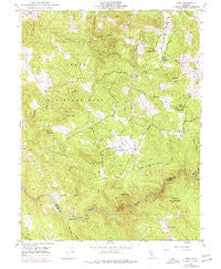 Wolf California Historical topographic map, 1:24000 scale, 7.5 X 7.5 Minute, Year 1949