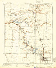 Woodbridge California Historical topographic map, 1:31680 scale, 7.5 X 7.5 Minute, Year 1910