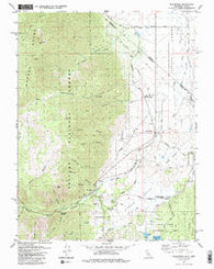 Woodfords California Historical topographic map, 1:24000 scale, 7.5 X 7.5 Minute, Year 1979