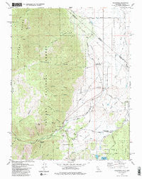 Woodfords California Historical topographic map, 1:24000 scale, 7.5 X 7.5 Minute, Year 1979