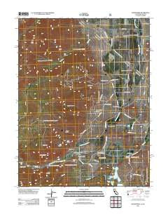 Woodfords California Historical topographic map, 1:24000 scale, 7.5 X 7.5 Minute, Year 2012