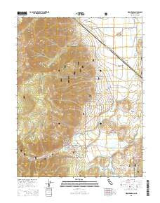Woodfords California Current topographic map, 1:24000 scale, 7.5 X 7.5 Minute, Year 2015