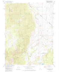 Woodfords California Historical topographic map, 1:24000 scale, 7.5 X 7.5 Minute, Year 1979