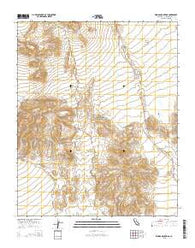 Woods Mountains California Current topographic map, 1:24000 scale, 7.5 X 7.5 Minute, Year 2015