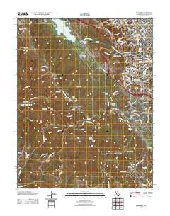 Woodside California Historical topographic map, 1:24000 scale, 7.5 X 7.5 Minute, Year 2012