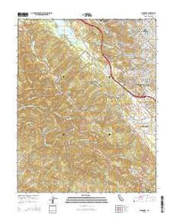 Woodside California Current topographic map, 1:24000 scale, 7.5 X 7.5 Minute, Year 2015