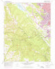 Woodside California Historical topographic map, 1:24000 scale, 7.5 X 7.5 Minute, Year 1961