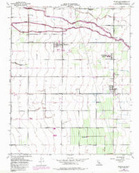 Woodville California Historical topographic map, 1:24000 scale, 7.5 X 7.5 Minute, Year 1950