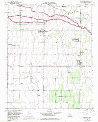 Woodville California Historical topographic map, 1:24000 scale, 7.5 X 7.5 Minute, Year 1950