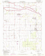 Woodville California Historical topographic map, 1:24000 scale, 7.5 X 7.5 Minute, Year 1950