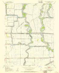 Woodward Island California Historical topographic map, 1:24000 scale, 7.5 X 7.5 Minute, Year 1952