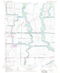Woodward Island California Historical topographic map, 1:24000 scale, 7.5 X 7.5 Minute, Year 1952