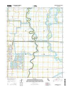 Woodward Island California Current topographic map, 1:24000 scale, 7.5 X 7.5 Minute, Year 2015