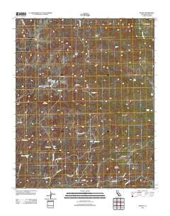 Woody California Historical topographic map, 1:24000 scale, 7.5 X 7.5 Minute, Year 2012