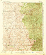 Woody California Historical topographic map, 1:62500 scale, 15 X 15 Minute, Year 1935